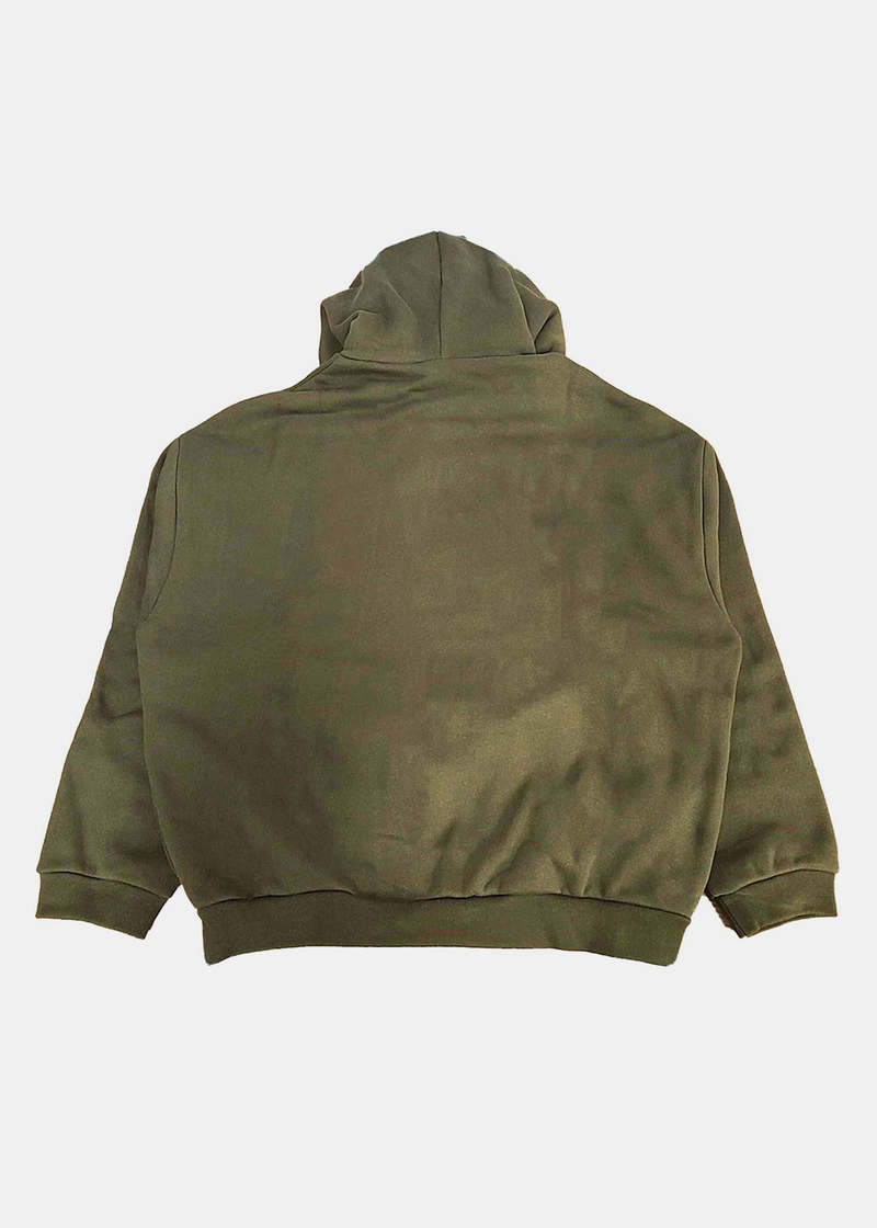Fear of God Fleece Hoodie - Olive | Garmentory