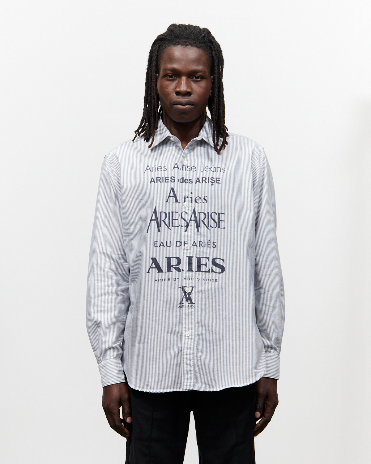 ARIES No Problemo LS OXFORD SHIRT アリーズ Aries Arise Perfume Oxford Shirt - White | Garmentory