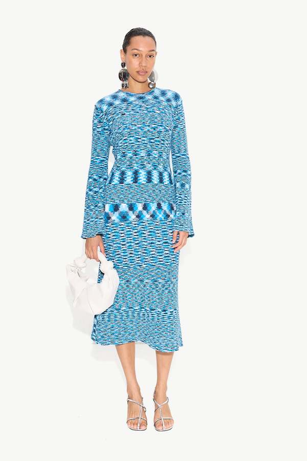 Simon Miller Axon Knit Dress - Vivid Sky Multi on Garmentory
