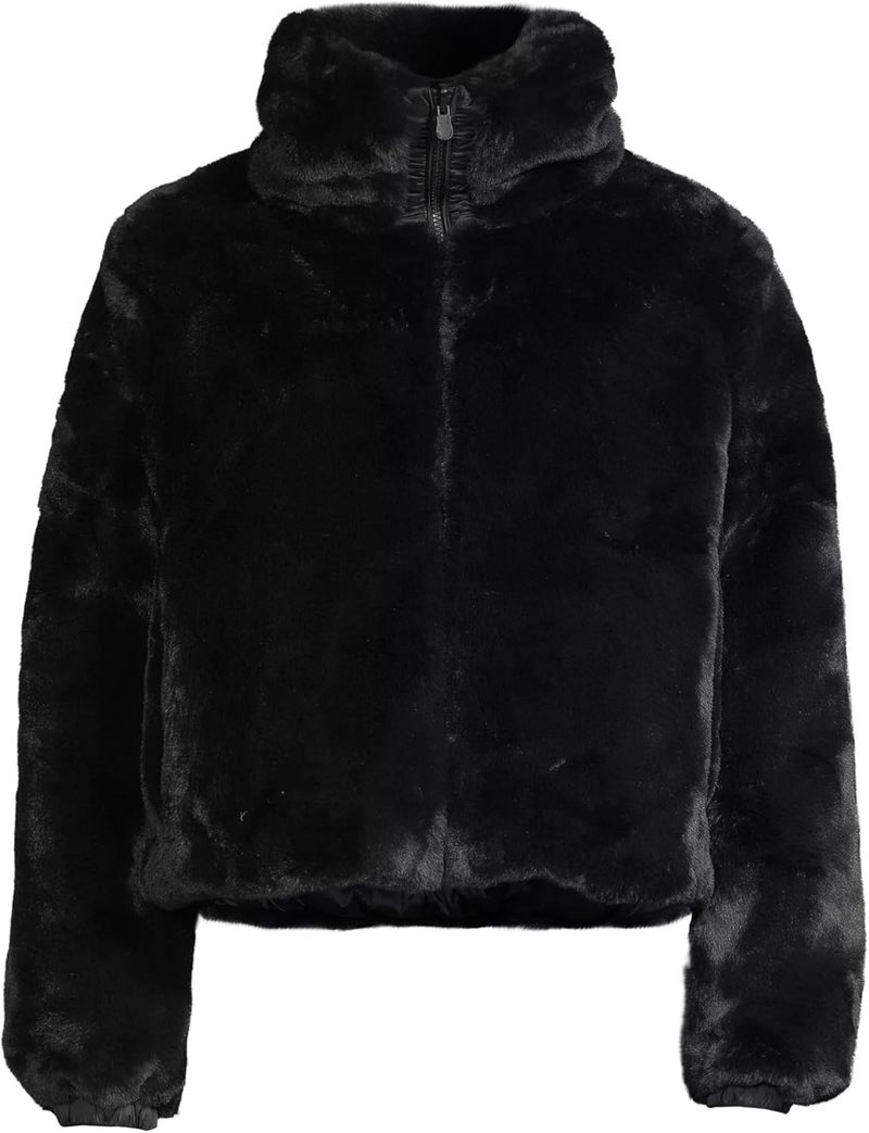 Save the Duck Jeon Faux Fur Jacket - Black Save the Duck Jeon Faux Fur Jacket - Black