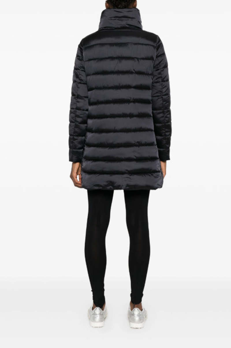 Save the Duck Lydia 3/4 Puffer Coat - Black Save the Duck Lydia 3/4 Puffer Coat - Black