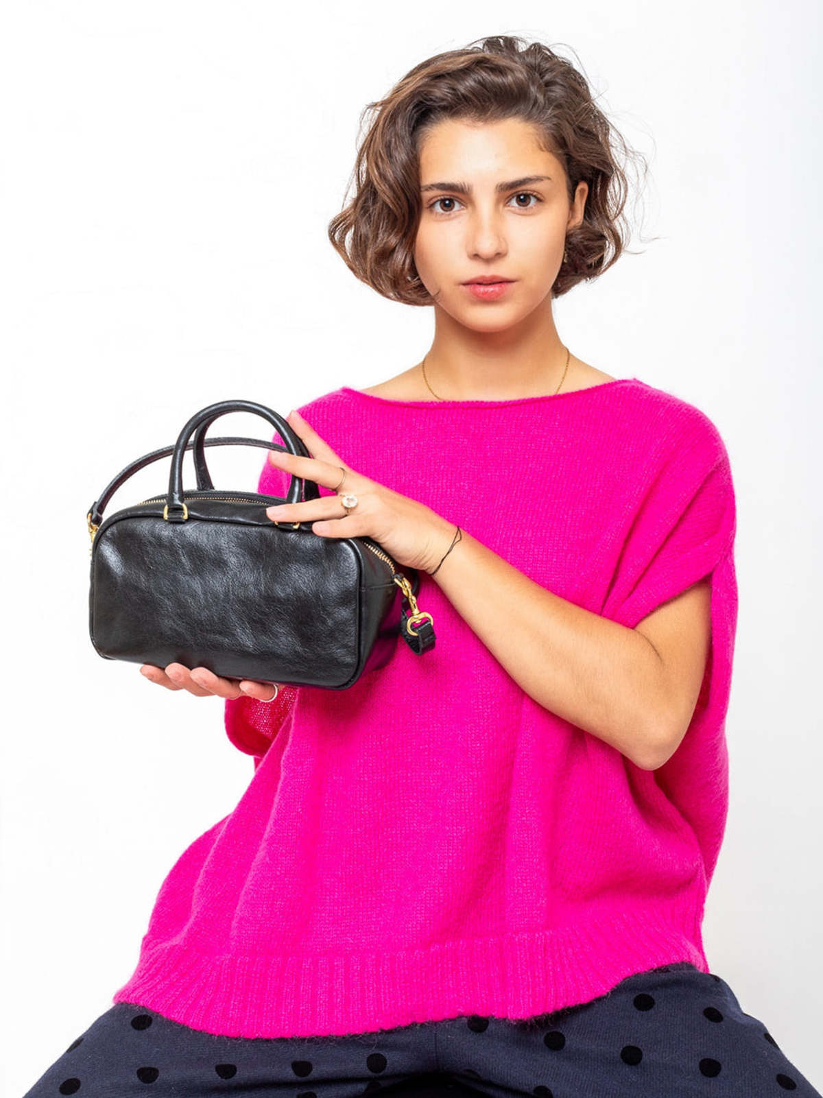 ショルダーバッグ・ポシェット [Clare V.]Petit Claudine Bag Clare V Petit Claudine, Bright Navy Suede – The Find North