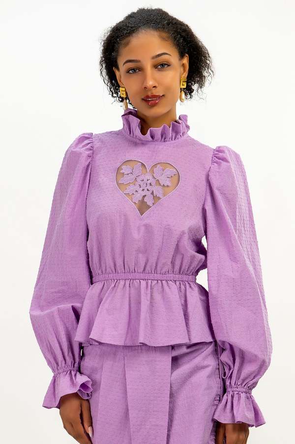 Kristinit Sirsa Top - Lavender