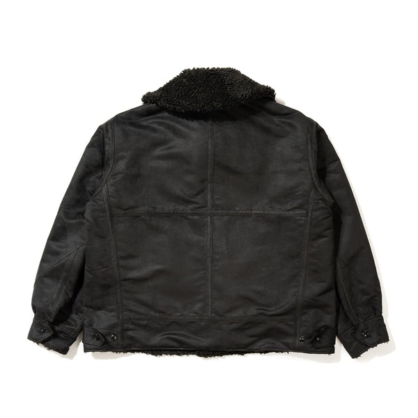 Engineered Garments Polyester Fake Suede B3 Jacket - Black