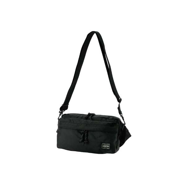 Porter Yoshida Force 2 Way Waist Bag - Black