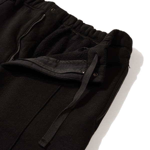 Engineered Garments 12oz Cotton Fleece Knit Leisure Pant - Black