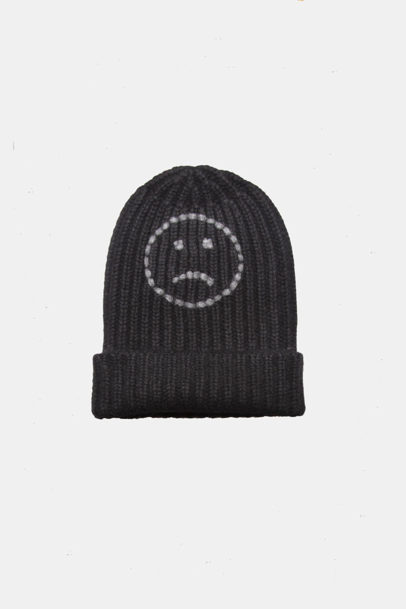 HURRAY Cashmere Beanie - Sad Black/Flannel | Garmentory display picture 2