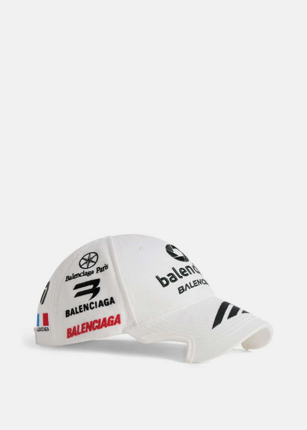 Balenciaga Racer Cap - White | Garmentory