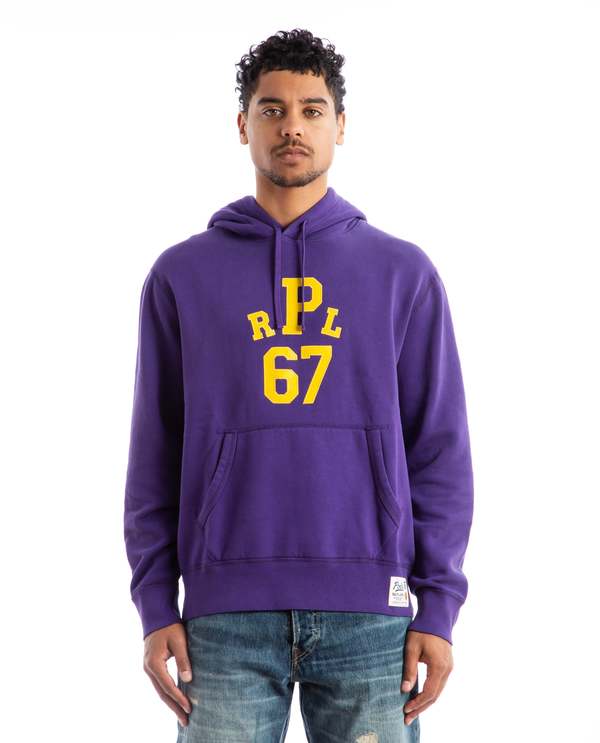 Polo Ralph Lauren 67 Fleece Hoodie sweater - purple | Garmentory
