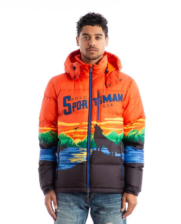 Polo Ralph Lauren Polo Sportsman Down Jacket - orange | Garmentory