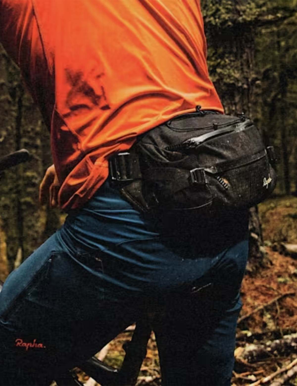 Rapha Trail Hip Pack bag - Black/Light Grey | Garmentory