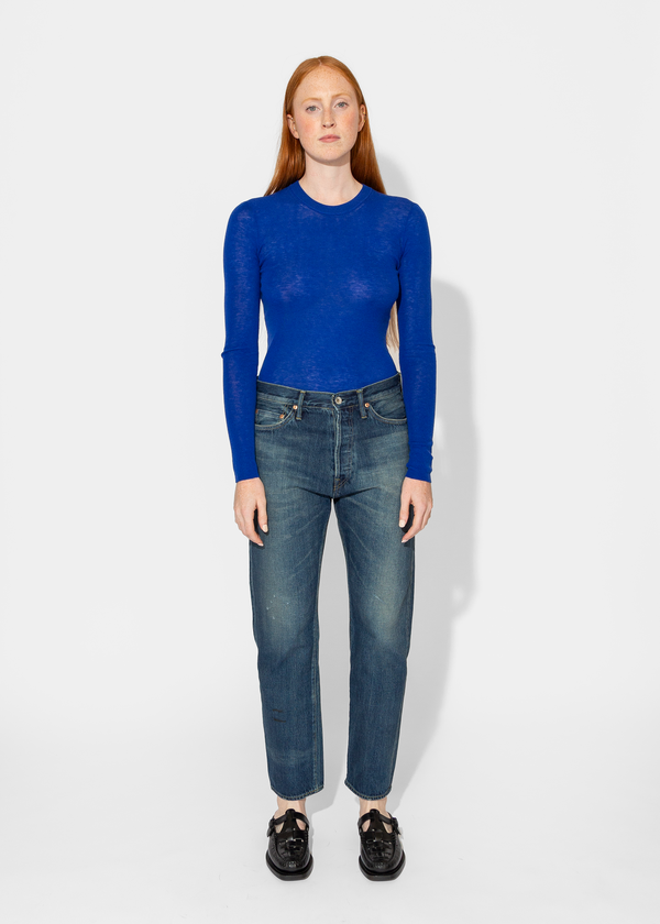 6397 Skinny Crew sweater - Ultramarine 6397 Skinny Crew sweater - Ultramarine