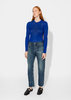 6397 Skinny Crew sweater - Ultramarine - Thumbnail 2