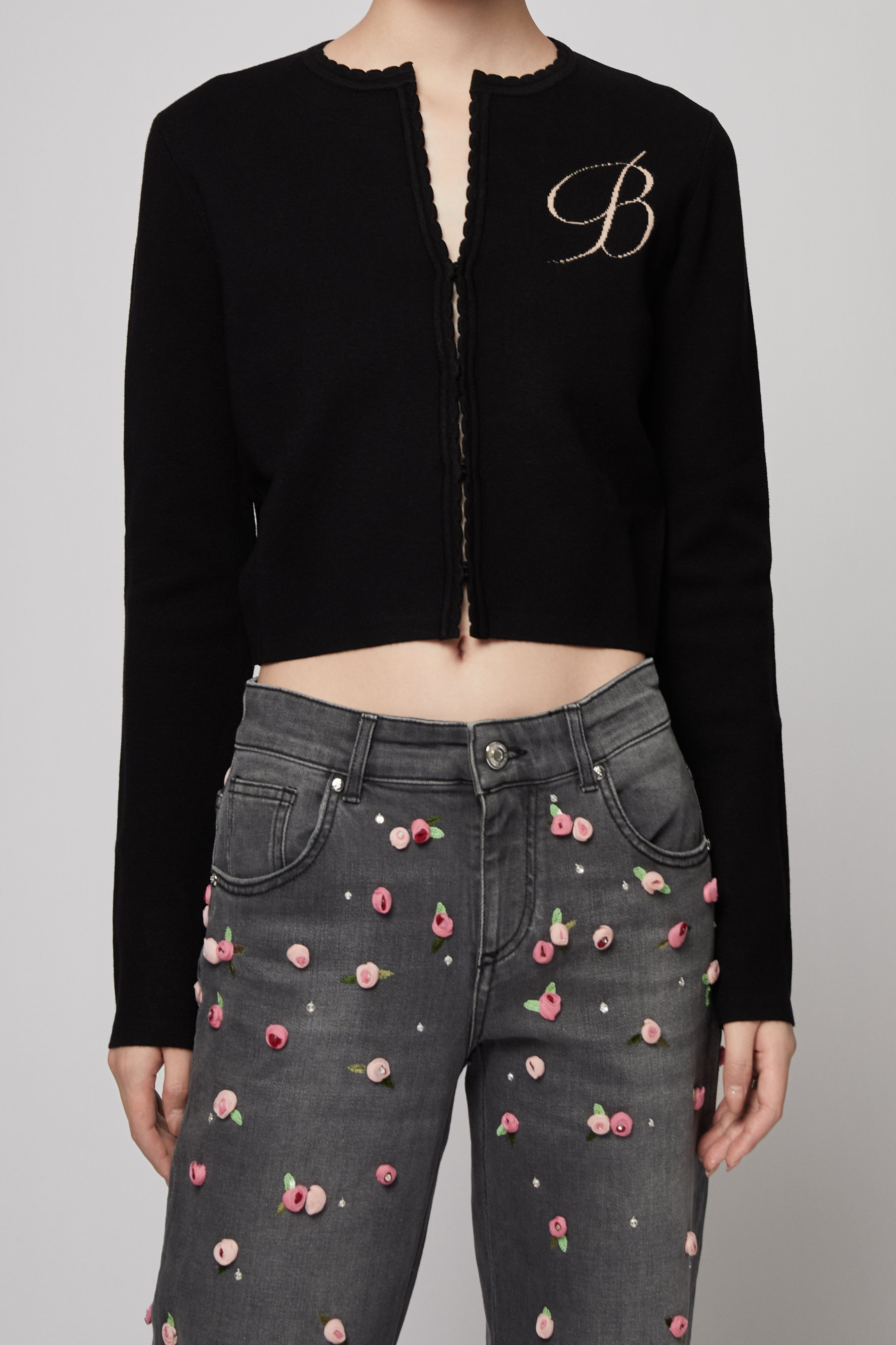 Blumarine 2M462A KOREAN KNIT cardigan | Garmentory