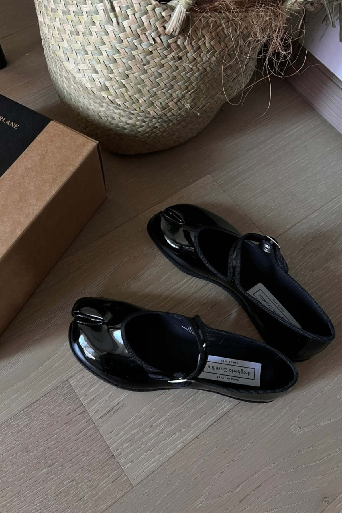 【DROGHERIA CRIVELLINI】 Tabi Classic Mary Jane Black rennes — Drogheria Crivellini | Square Toe Mary Janes in