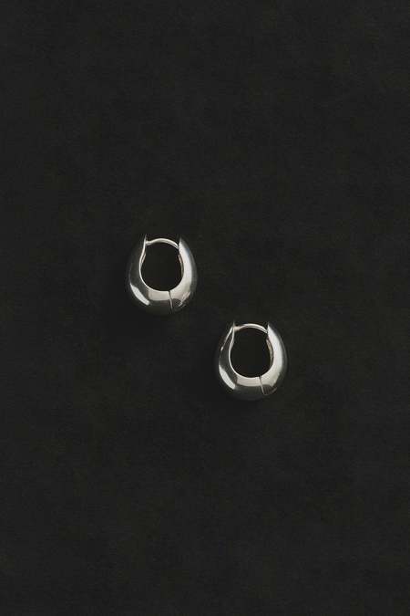 SOPHIE BUHAI SMALL ADA HOOPS - SILVER | Garmentory