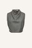 Magda Butrym PF24 Blouse 04 - Gray - Thumbnail 6