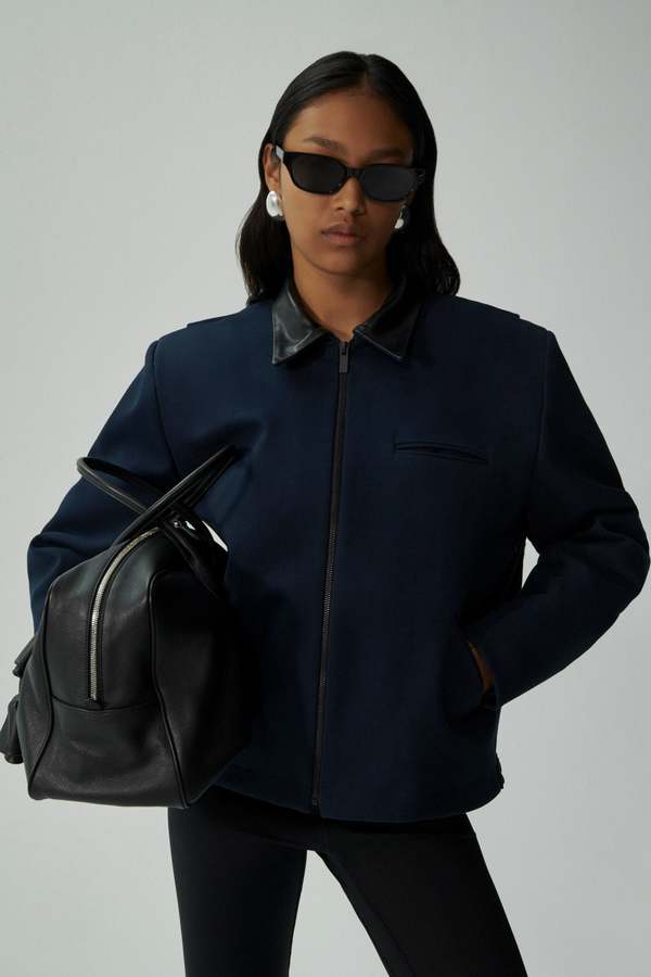 Magda Butrym PF24 Jacket 01 - Navy