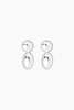 LIE STUDIO The Klara Earrings - Silver - Thumbnail 1