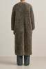 A.Emery VALDES COAT - MINK/PETROL - Thumbnail 4