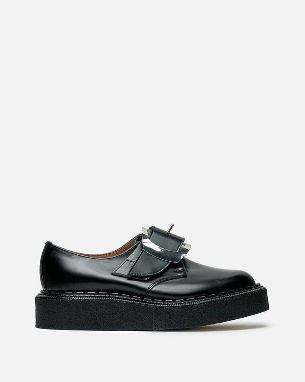 Comme des Garçons George Cox Edition Buckle Monk Shoes - Black