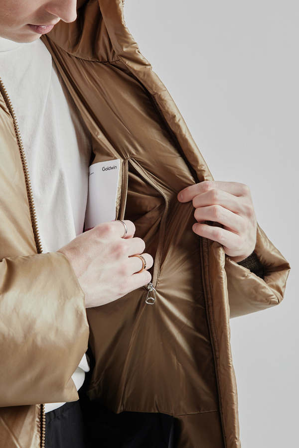 Goldwin x OAMC Down Jacket - Camel | Garmentory