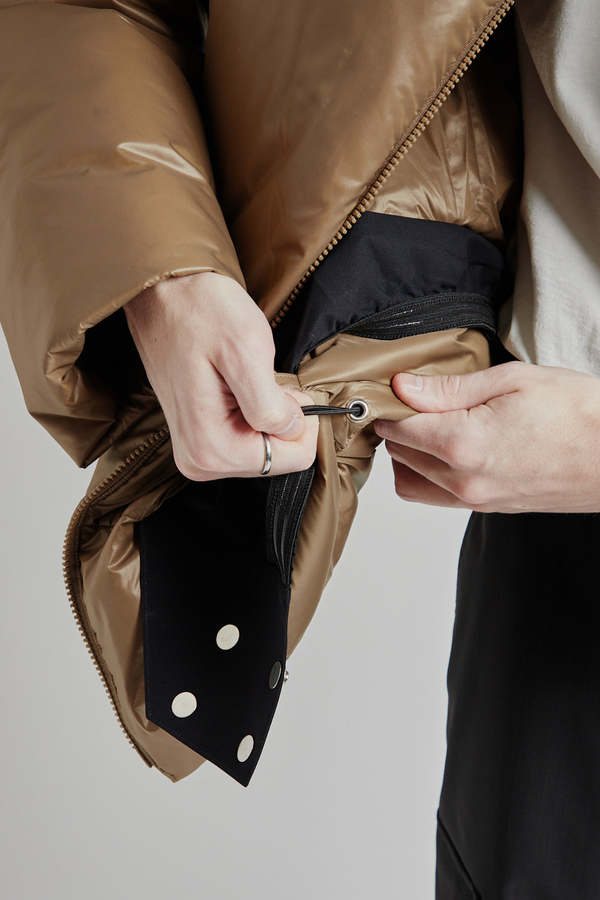 Goldwin x OAMC Down Jacket - Camel | Garmentory