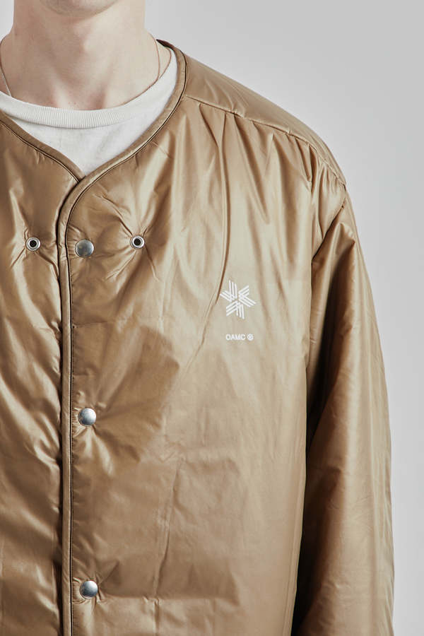 Goldwin x OAMC Insulated Liner Jacket - Camel | Garmentory Goldwin x OAMC Insulated Liner Jacket - Camel | Garmentory