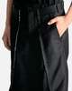 Comme des Garçons Spliced Wool Nylon Wide Leg Trousers - Black - Thumbnail 4