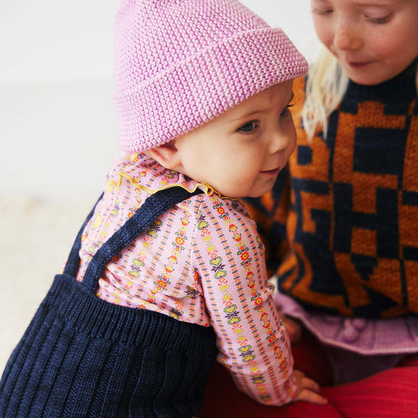 Misha & Puff Baby Pattie Bodysuit Pink Lilac Bohemia Print