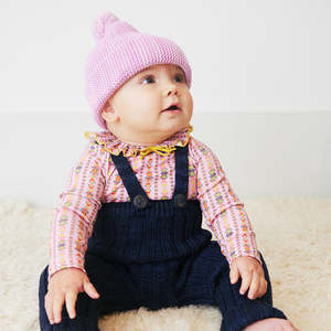 Misha & Puff Baby Pattie Bodysuit Pink Lilac Bohemia Print