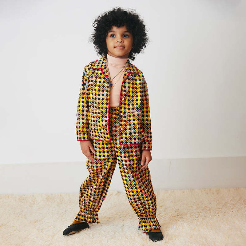 Misha＆Puff / Zuzu Pant Licorice Lattice Misha and Puff Licorice Lattice Zuzu Pant – Ladida