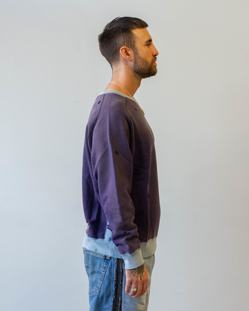 スウェット・トレーナー Needles Velvet sweatshirt Purple Needles | Velour Hoodie | Men | Purple | Flannels