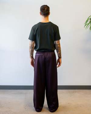 Needles H.D. Track Poly Smooth Pant - Dk. Purple | Garmentory