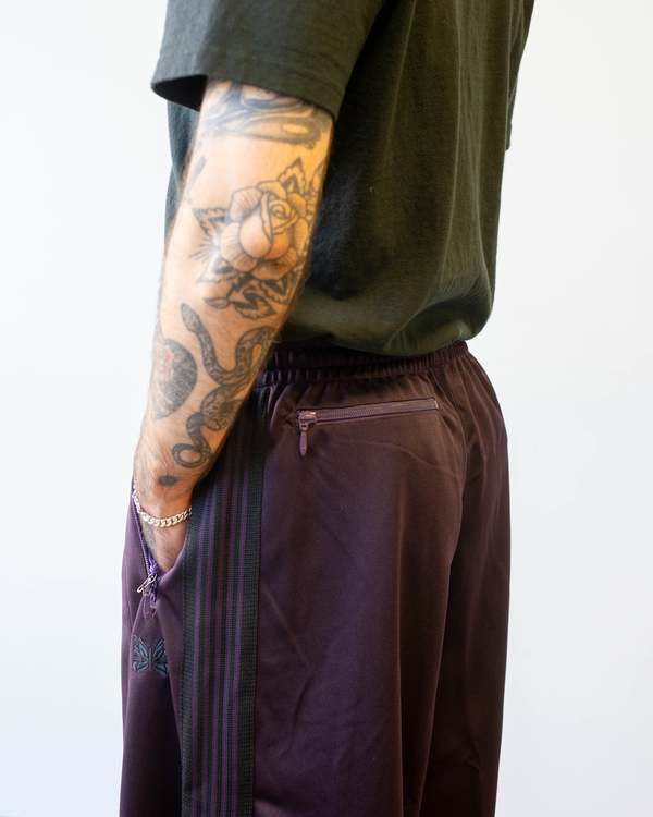 Needles H.D track pants Dk.Purple Ｌ NEEDLES: Purple H.D. Track Pants | SSENSE