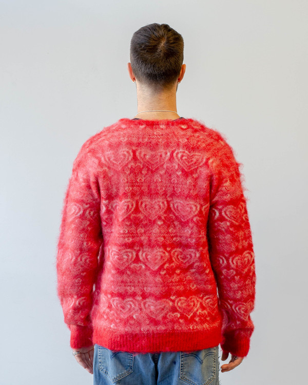Needles Mohair Cardigan - Heart Red | Garmentory