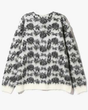 Needles Mohair Cardigan - Rose/Ice White | Garmentory