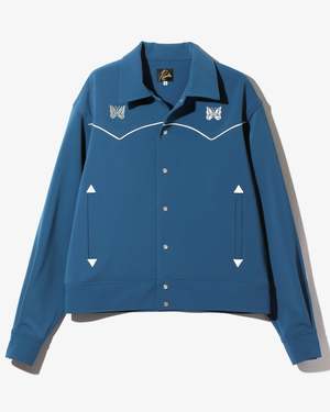 Needles PE/PU Double Cloth Piping Cowboy Jac - Marine Blue