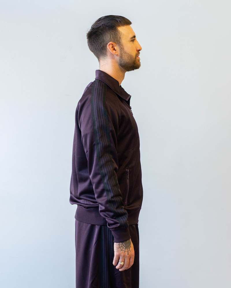 Needles Track Poly Smooth Jacket - Dk. Purple | Garmentory