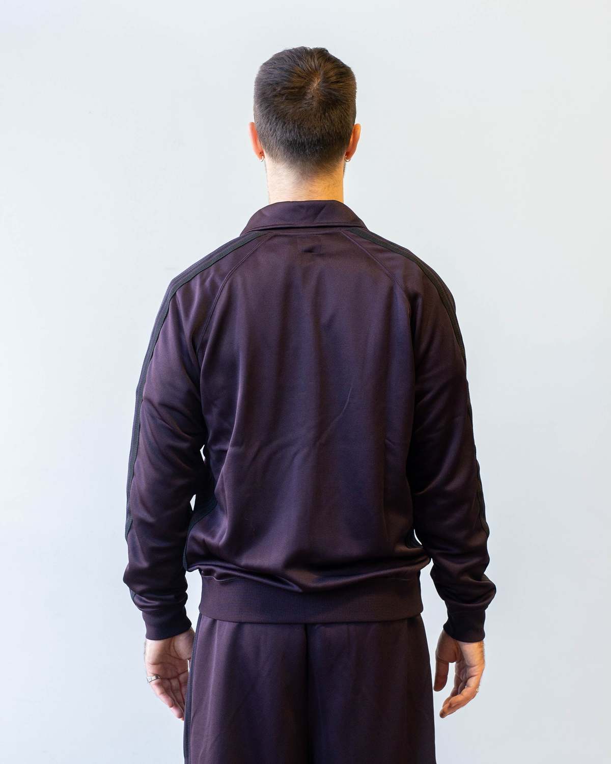 Needles Track Poly Smooth Jacket - Dk. Purple | Garmentory