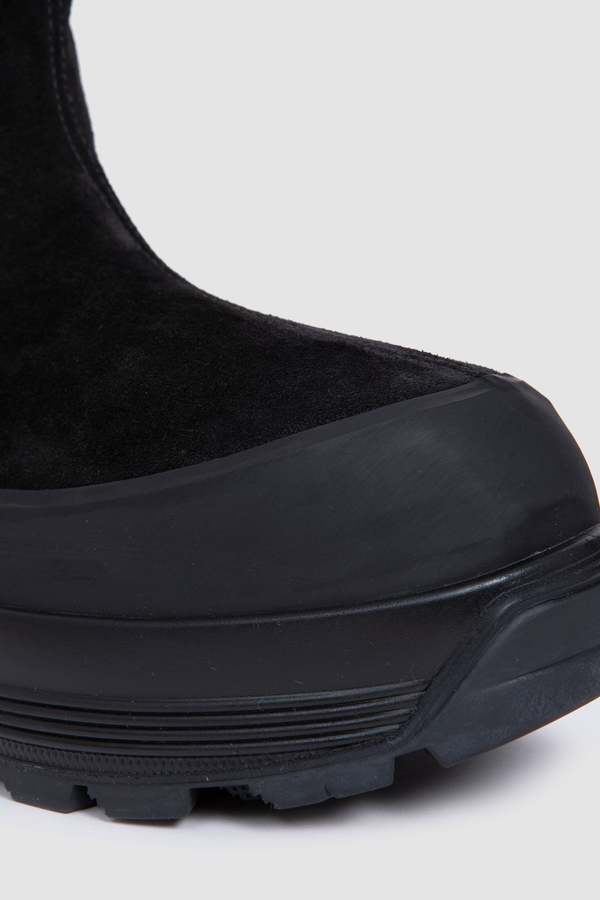 Diemme Badia Shearling Suede Boots - Black | Garmentory