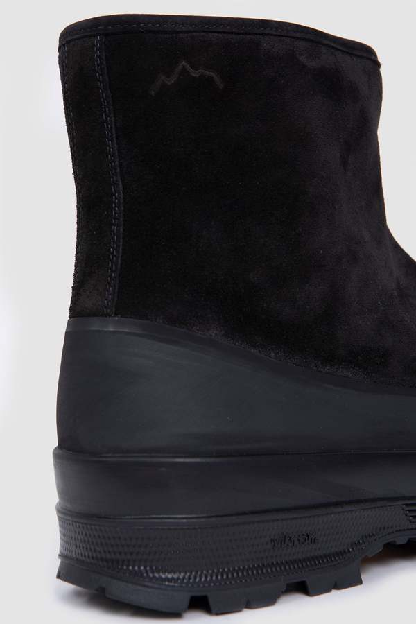 Diemme Badia Shearling Suede Boots - Black | Garmentory