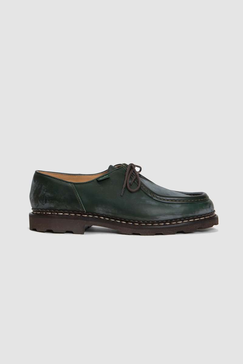 Paraboot Michael Marche Lisse Boots - Vert | Garmentory