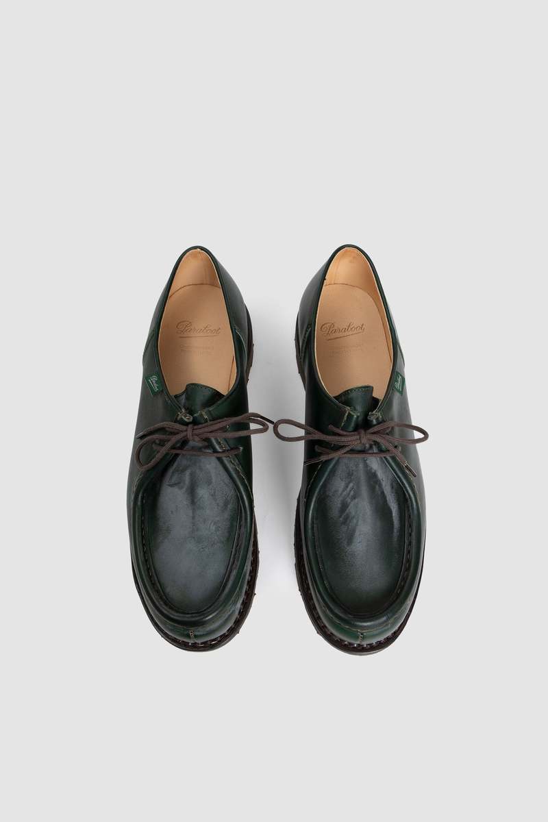 Paraboot Michael Marche Lisse Boots - Vert | Garmentory