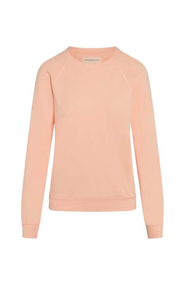 The Standard Stitch The Raglan Sweatshirt - Peach The Standard Stitch The Raglan Sweatshirt - Peach