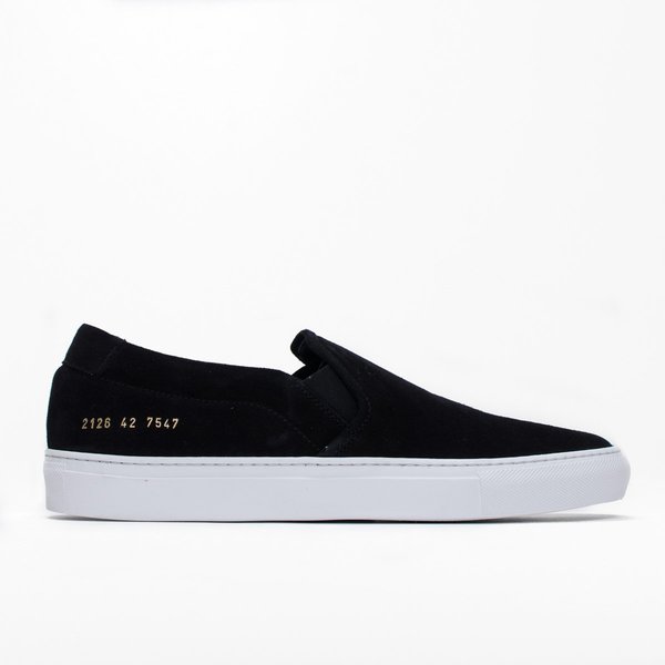 Common Projects Slip On Suede - Black Common Projects Slip On Suede - Black