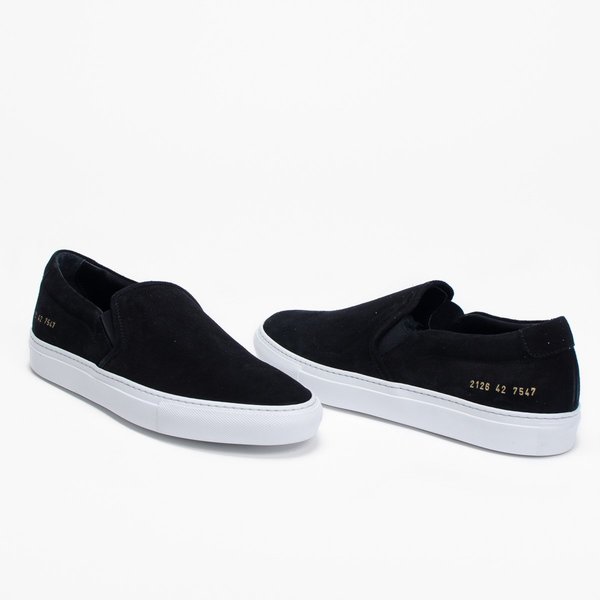 Common Projects Slip On Suede - Black Common Projects Slip On Suede - Black