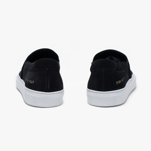 Common Projects Slip On Suede - Black Common Projects Slip On Suede - Black