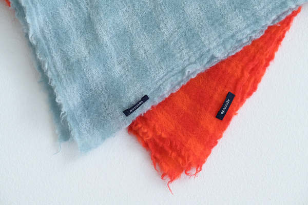 A Punto B Cashmere Check Scarf - Mare | Garmentory