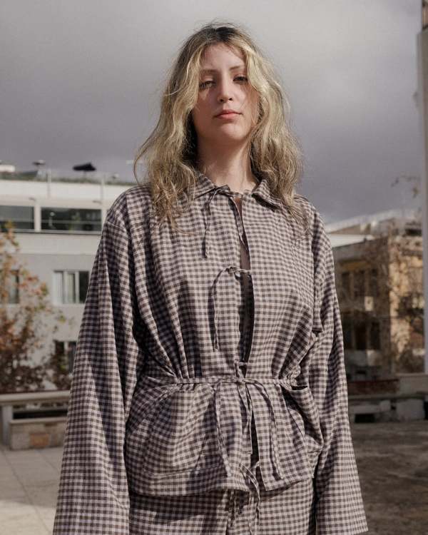 Baserange Limber Shirt - Brown/Grey Flanel | Garmentory